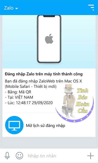 Cách đọc trộm tin nhắn Zalo bằng điện thoại iPhone, Android
