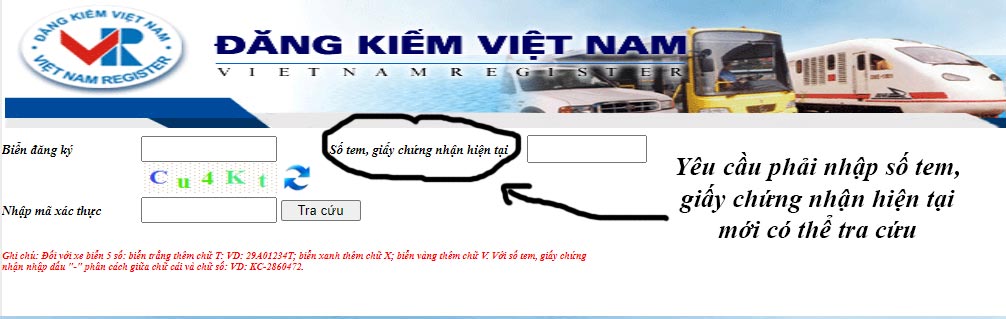Cách tra cứu biển số xe máy ô to online trên website cục đăng kiểm Việt Nam