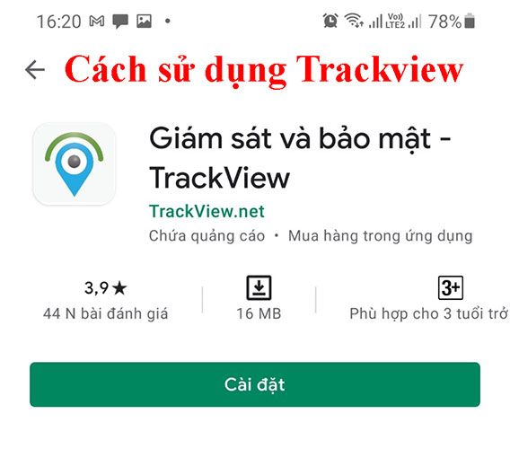 Cách tải, cài đặt và sử dụng TrackView trên iPhone, Android 
